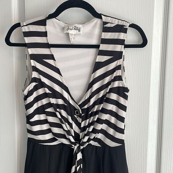 Joseph Ribkoff Striped Party/Coctail Dress - Size 8 - Picture 3 of 7